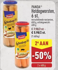 Panda - Hotdogworsten