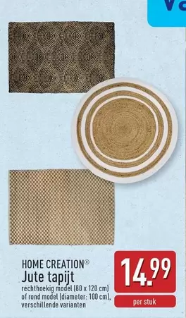 Jute tapijt