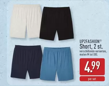Short, 2 st.