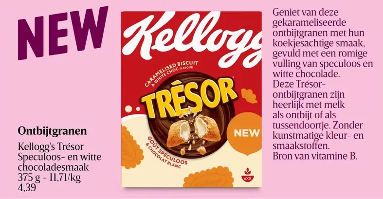 White - Trésor Speculoos- en witte chocoladesmaak