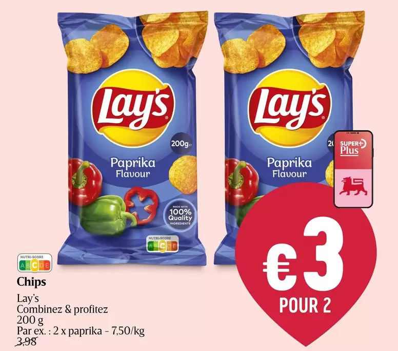 Paprika Flavour Chips