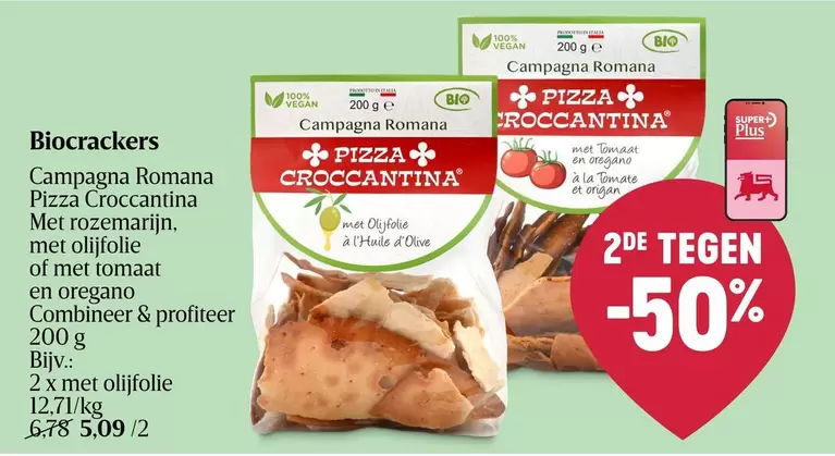 Biocrackers Pizza Croccantina