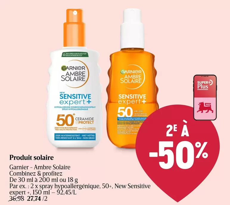 De - Ambre Solaire Sensitive Expert+