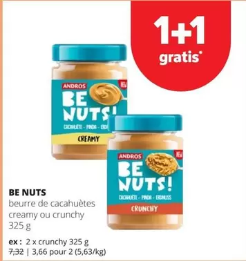 Be - BE NUTS beurre de cacahuètes