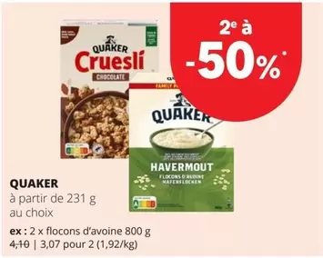 De - Cruesli Chocolate, Havermout