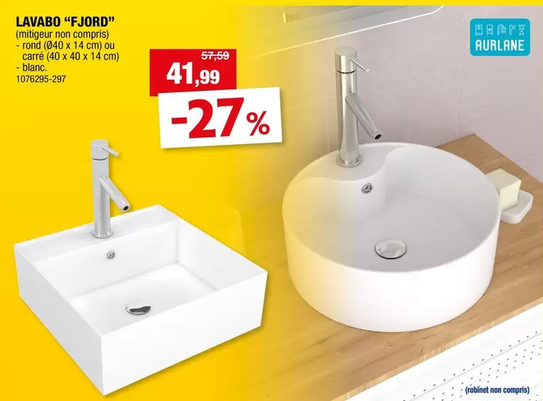 LAVABO "FJORD"