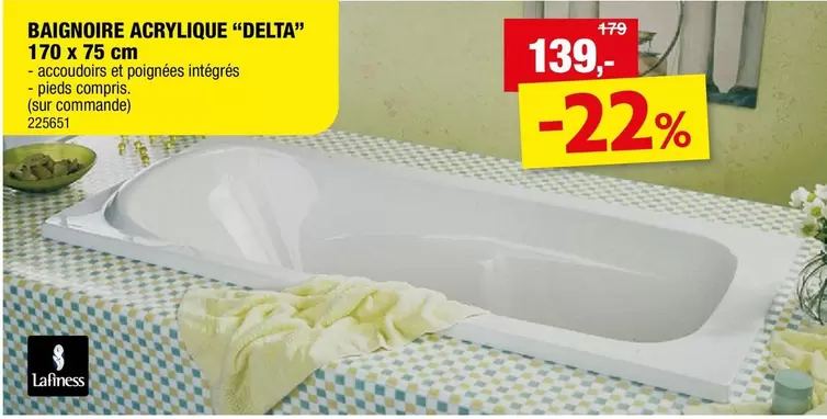 Delta - BAIGNOIRE ACRYLIQUE "DELTA"