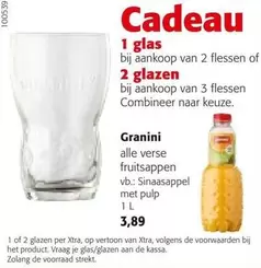 Cadeau - 1 glas
