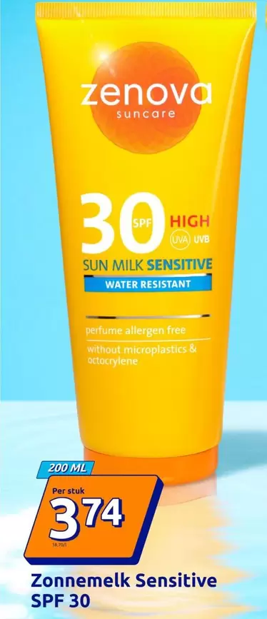 Free - Zonnemelk Sensitive SPF 30