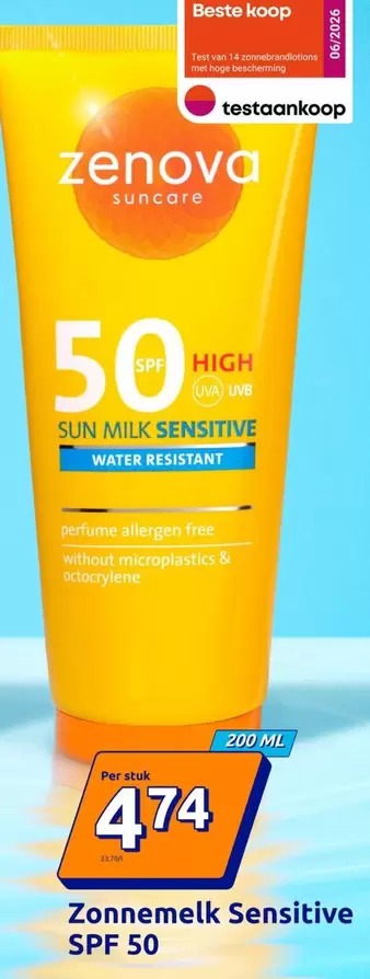 Free - Zonnemelk Sensitive SPF 50