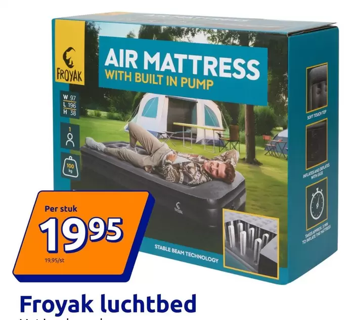 AIR MATTRESS WITH BUILT IN PUMP