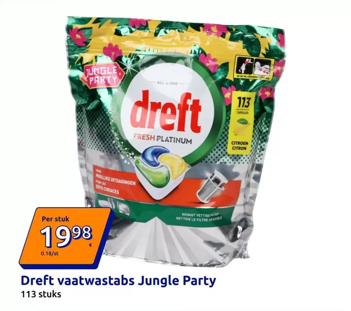 One - vaatwastabs Jungle Party
