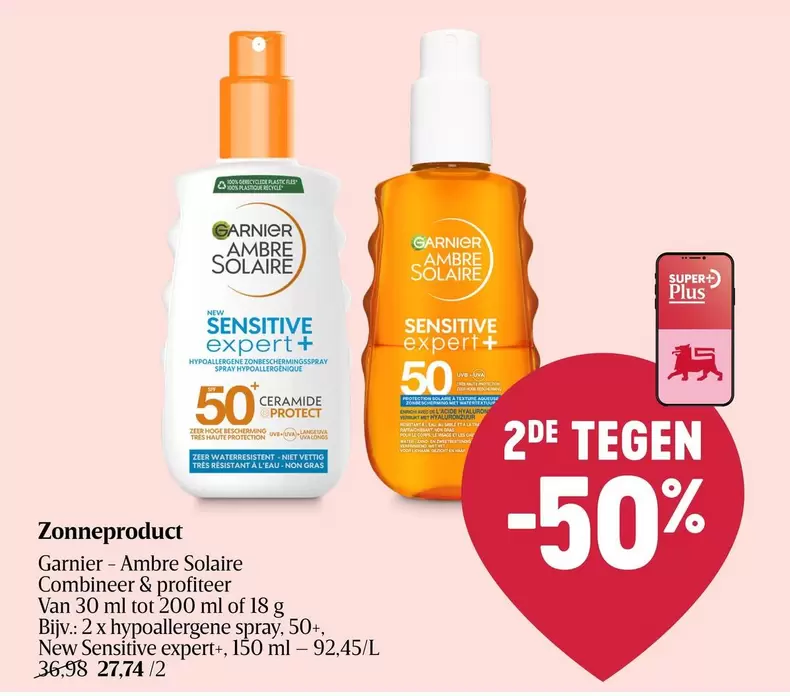De - Garnier Ambre Solaire Sensitive Expert+ 50
