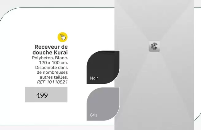 De - Receveur de douche Kurai