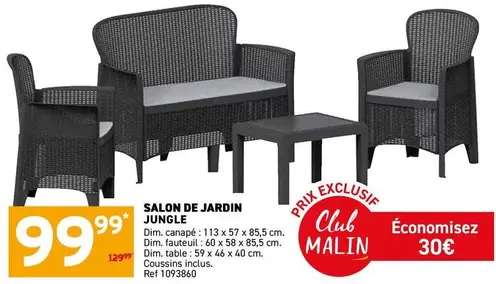De - SALON DE JARDIN JUNGLE