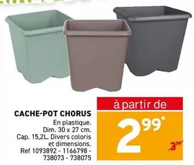 De - CACHE-POT CHORUS