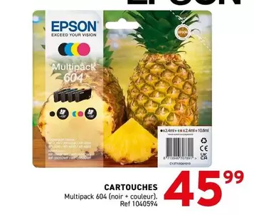 Multipack 604 (noir + couleur)
