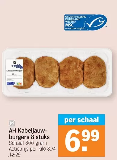 Kabeljauwburgers