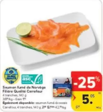 De - Saumon fumé de Norvège