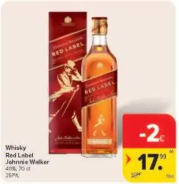 Red - Whisky  Label