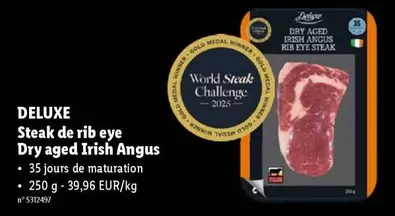 De - Steak de rib eye Dry aged Irish Angus