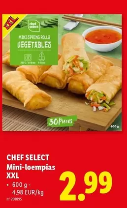 Mini Spring Rolls Vegetables