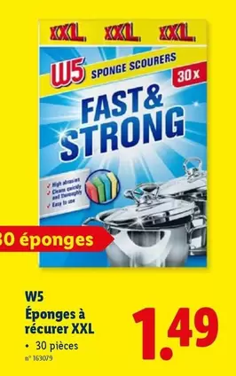 SPONGE SCOURERS FAST & STRONG