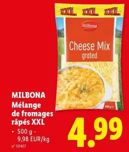 Mix - Cheese  grated