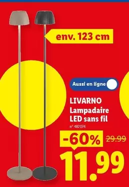 Lampadaire LED sans fil