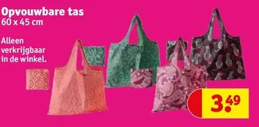 De - Opvouwbare tas