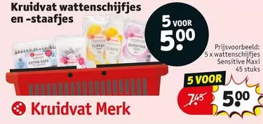 Extra - Kruidvat wattenschijfjes en -staafjes
