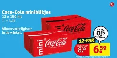 Coca Cola - Miniblikjes