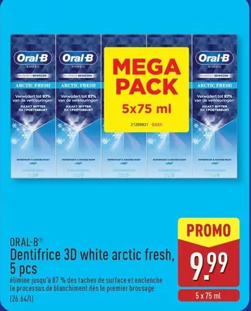 White - Dentifrice 3D white arctic fresh