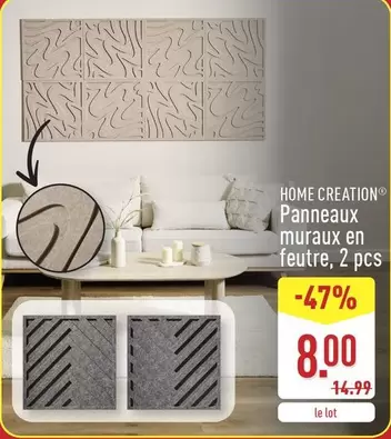 Panneaux muraux en feutre