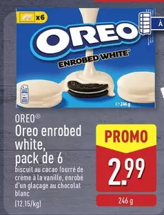 White - Oreo enrobed white