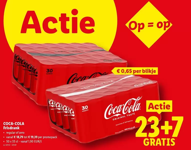 Coca Cola - Actie