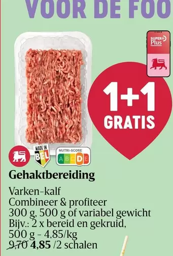 De - Gehaktbereiding Varken-kalf