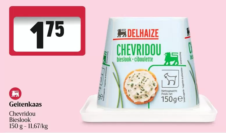 Geitenkaas Chevridou Bieslook