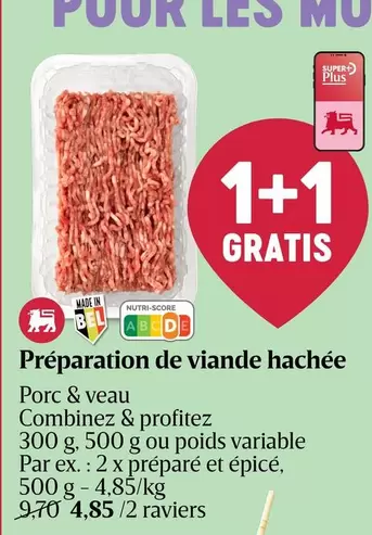 De - Préparation de viande hachée