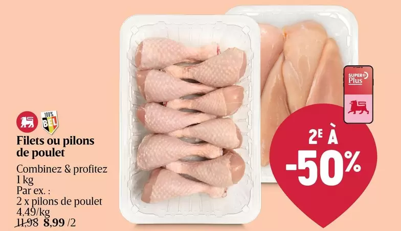 De - Filets ou pilons de poulet