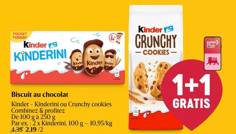 De - Kinderini ou Crunchy cookies