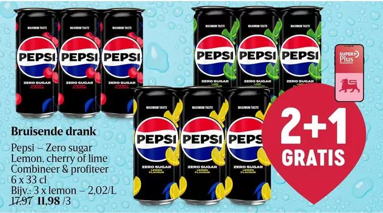Pepsi Zero sugar