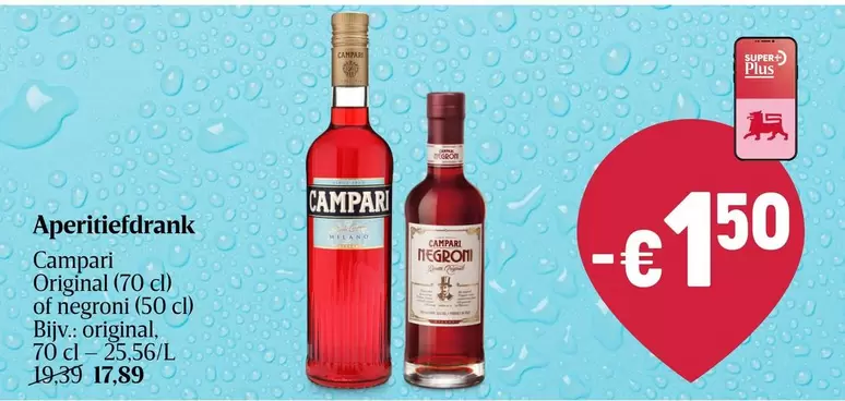 Campari Original or Negroni