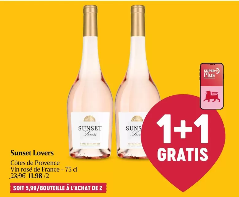 De - Sunset Lovers Côtes de Provence Vin rosé de France