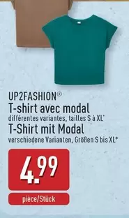 T-shirt avec modal