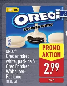 White - Oreo enrobed white, pack de 6 Oreo Enrobed , 6er-Packung