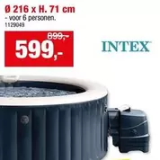 Intex - Ø 216 x H. 71 cm - voor 6 personen. 1129049