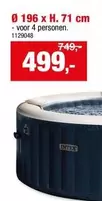 Intex - Ø 196 x H. 71 cm - voor 4 personen. 1129048