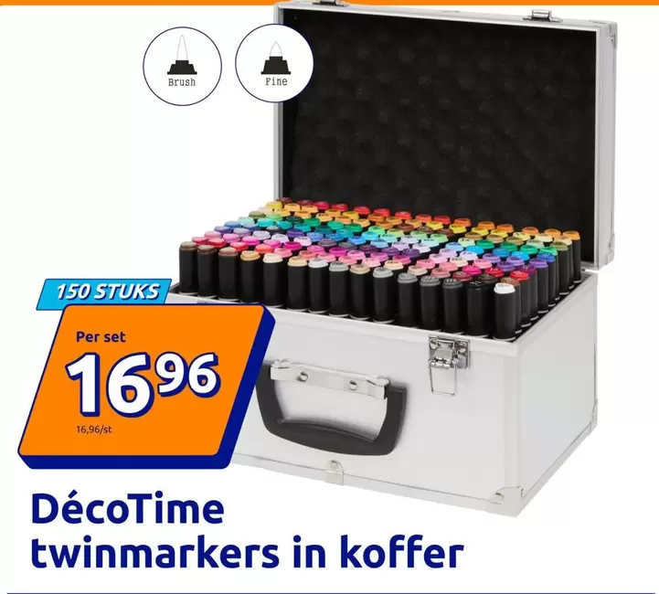 Twinmarkers In Koffer