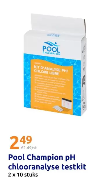 pH chlooranalyse testkit